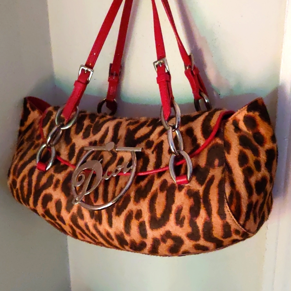 Dior Animal Print Handbag. Excellent condition...